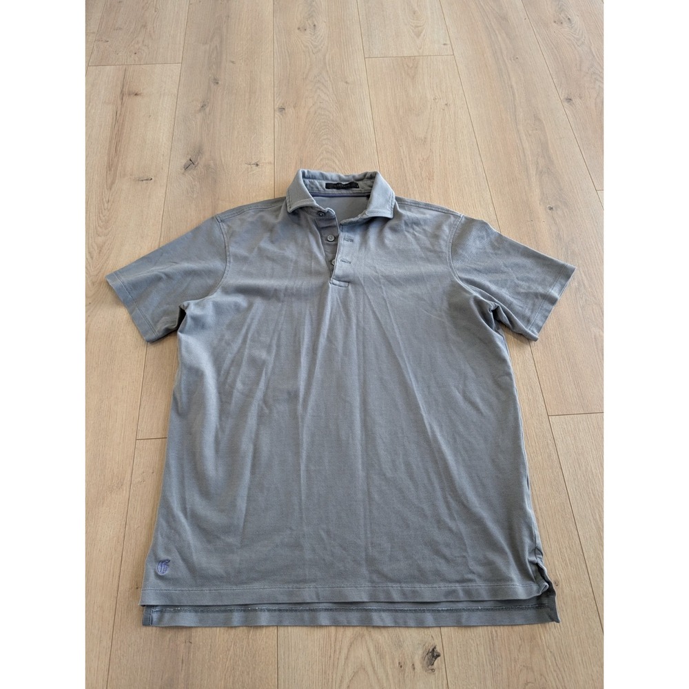 Greyson Polo Shirt Men Small Gray‎ Preppy Golf